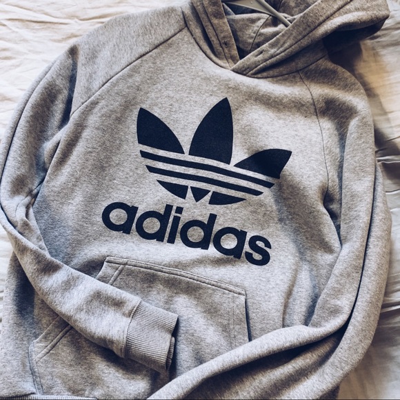 adidas Tops - Adidas gray hoodie!